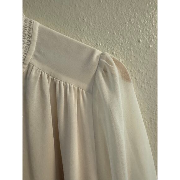 Wilfred cream mock neck midi dress NWT - Picture 5 of 6